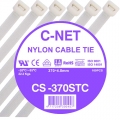 เคเบิ้ลไทร์ 15” (4.8 x 370 มม.) สีขาว (C-NET Cable Tie) 